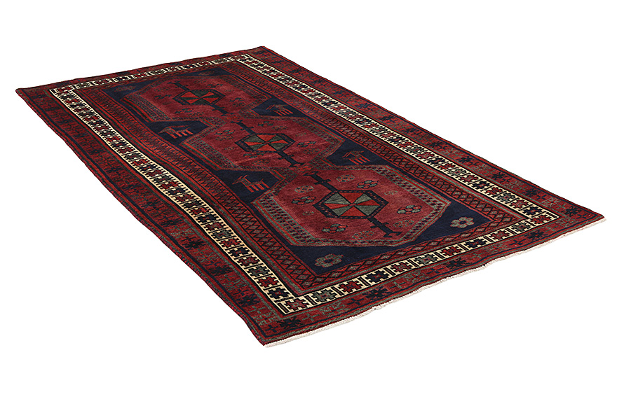 Afshar - Sirjan Alfombra Persa 236x135 - Imagen 1