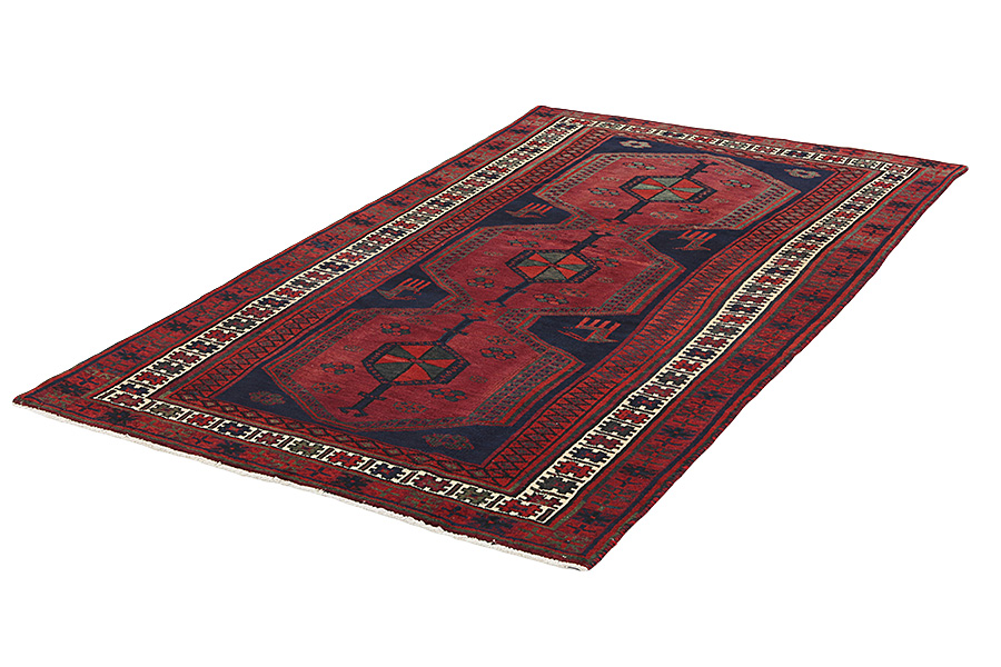 Afshar - Sirjan Alfombra Persa 236x135 - Imagen 2