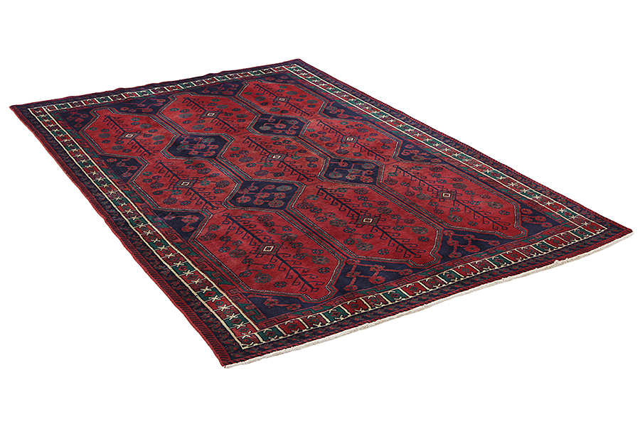 Afshar - Sirjan Alfombra Persa 236x157 - Imagen 1