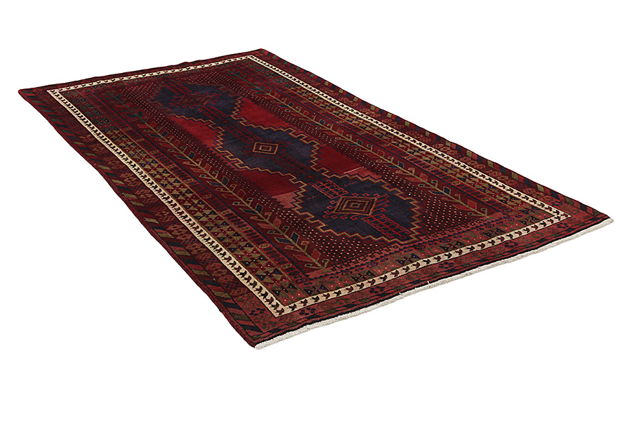 Afshar - Sirjan Alfombra Persa 252x148 - Imagen 1