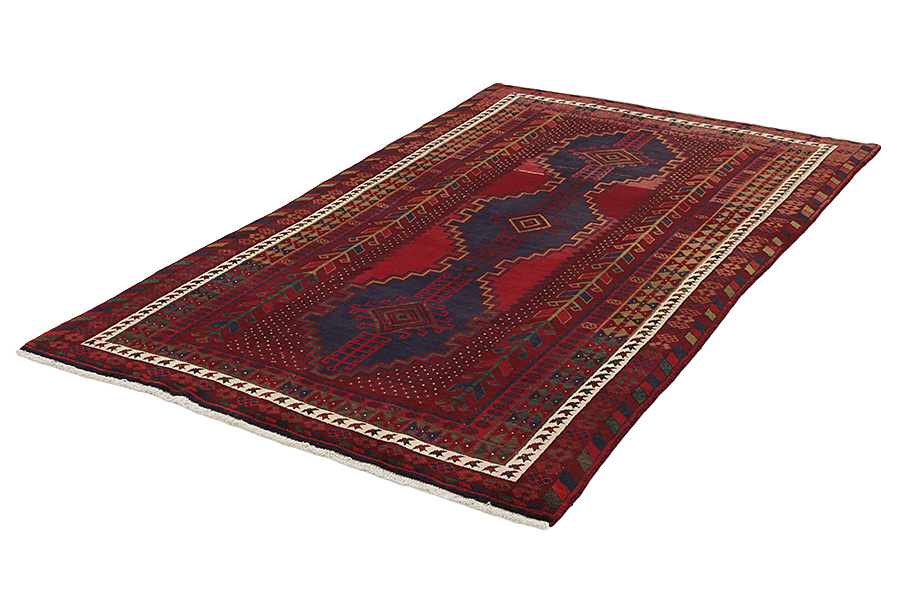 Afshar - Sirjan Alfombra Persa 252x148 - Imagen 2