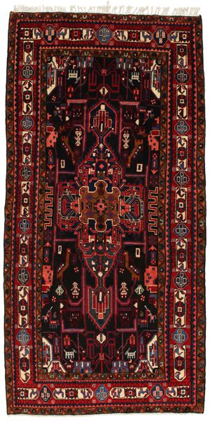 Nahavand - Hamadan Alfombra Persa 316x155