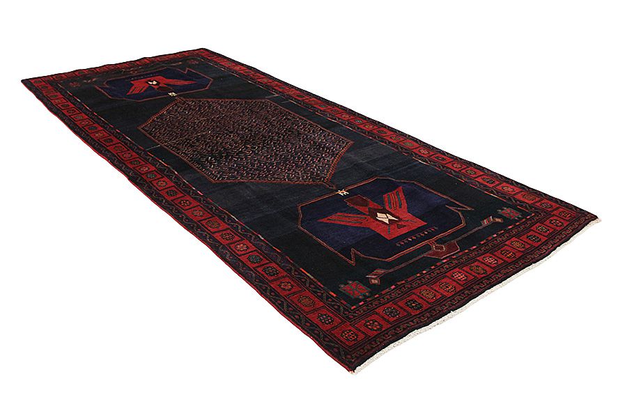 Koliai - Kurdi Alfombra Persa 375x157 - Imagen 1