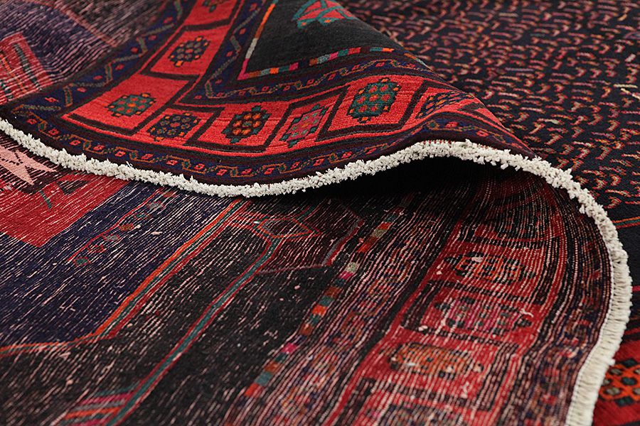Koliai - Kurdi Alfombra Persa 375x157 - Imagen 4