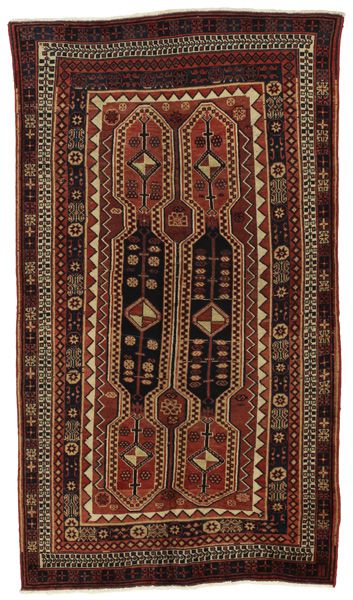 Afshar - old Alfombra Persa 220x125