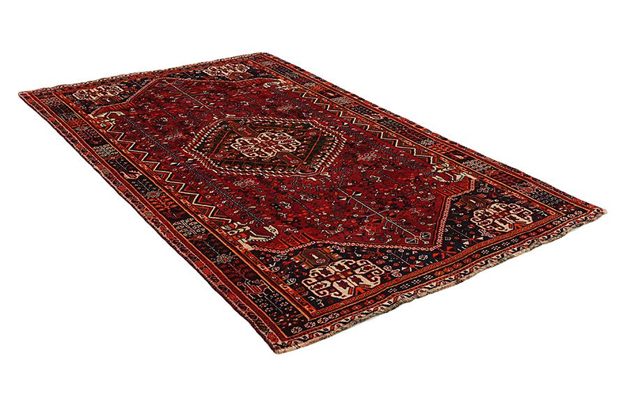 Qashqai - Shiraz Alfombra Persa 240x148 - Imagen 1