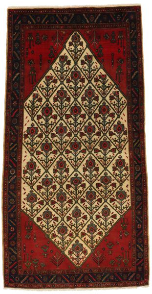 Bijar - Kurdi Alfombra Persa 306x153