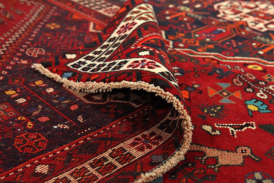 Qashqai - old Alfombra Persa 305x197 - Imagen 4