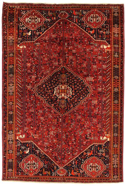Qashqai - Shiraz Alfombra Persa 295x198