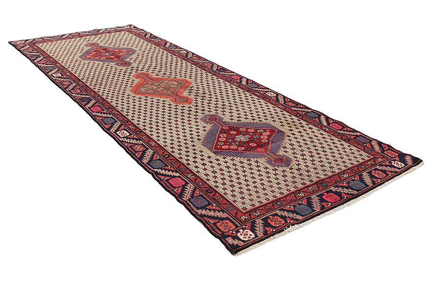 Songhor - Koliai Alfombra Persa 378x144 - Imagen 1