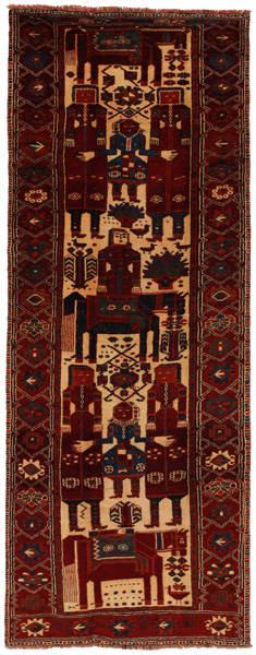 Bakhtiari - Qashqai Alfombra Persa 395x151