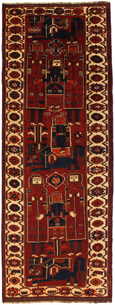 Bakhtiari - Qashqai Alfombra Persa 380x140