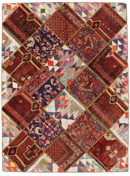 Patchwork Alfombra Persa 242x180