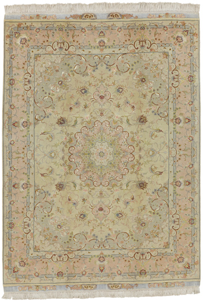 Tabriz Alfombra Persa 202x152