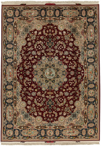 Tabriz Alfombra Persa 340x247