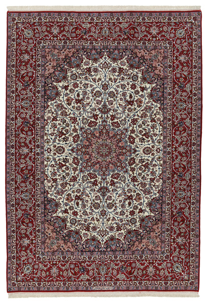 Isfahan Alfombra Persa 305x207