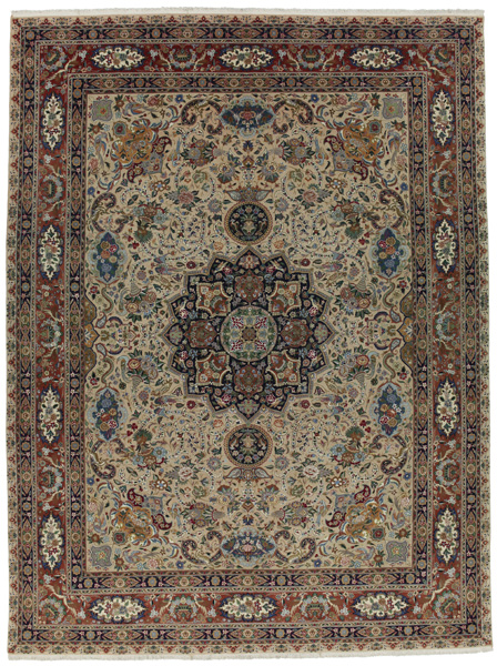 Tabriz Alfombra Persa 403x298