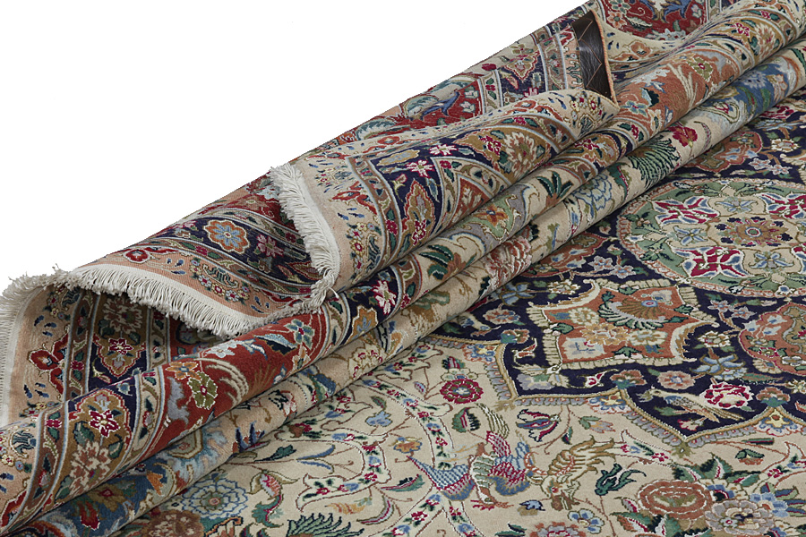 Tabriz Alfombra Persa 403x298 - Imagen 18