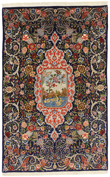 Isfahan Alfombra Persa 205x130