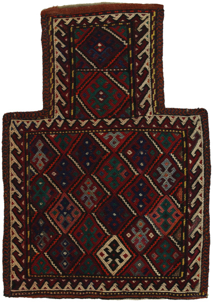Qashqai - Saddle Bag Alfombra Persa 54x37