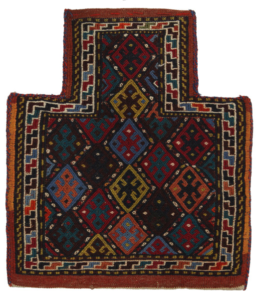 Qashqai - Saddle Bag Alfombra Persa 44x39