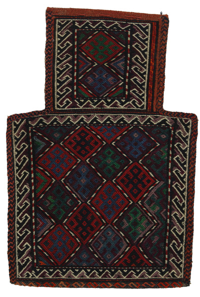 Qashqai - Saddle Bag Alfombra Persa 51x35