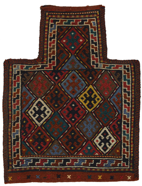Qashqai - Saddle Bag Alfombra Persa 51x39