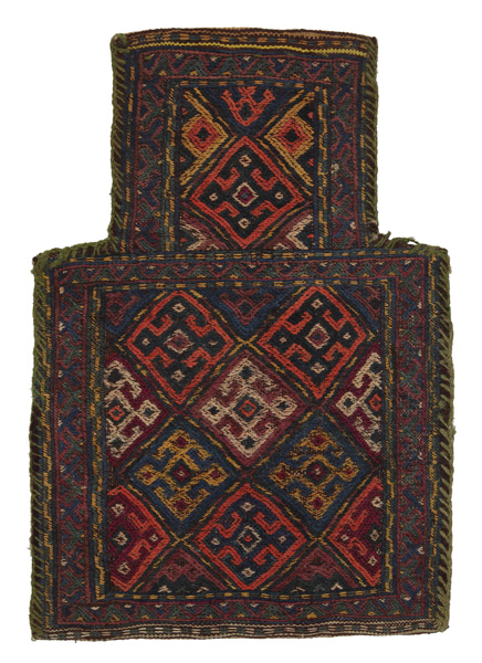 Qashqai - Saddle Bag Alfombra Persa 49x34