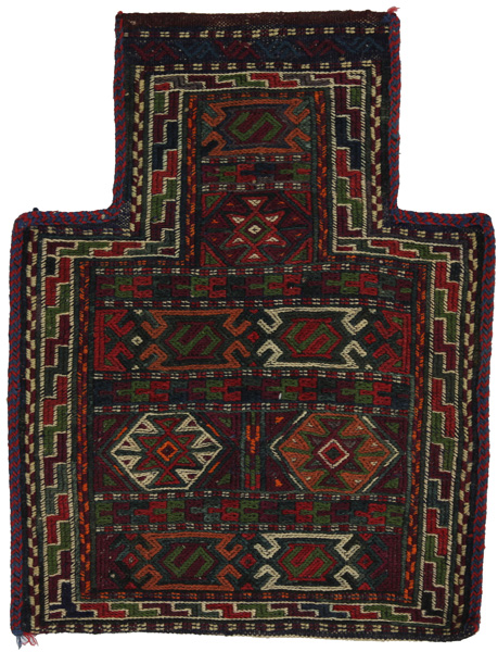 Qashqai - Saddle Bag Alfombra Persa 47x36