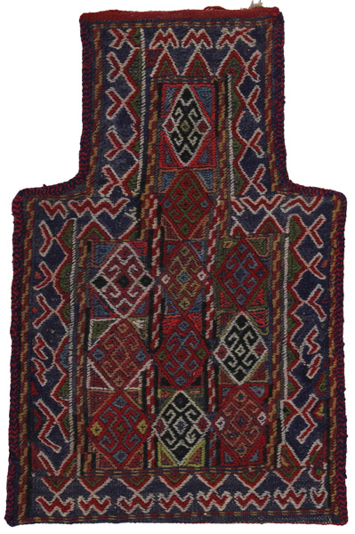 Qashqai - Saddle Bag Alfombra Persa 54x36