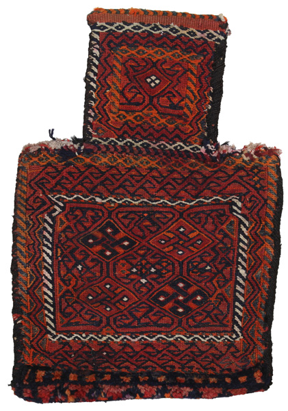 Bakhtiari - Saddle Bag Alfombra Persa 53x35