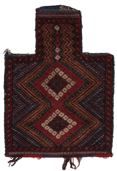 Turkaman - Saddle Bag Alfombra Persa 55x39