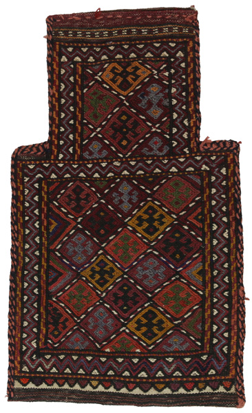 Qashqai - Saddle Bag Alfombra Persa 53x31
