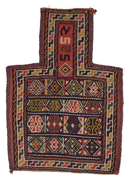 Qashqai - Saddle Bag Alfombra Persa 52x37