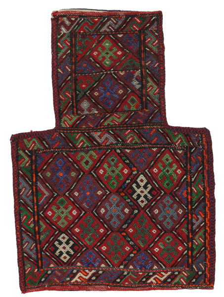 Qashqai - Saddle Bag Alfombra Persa 50x36
