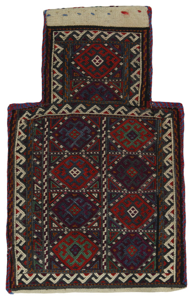 Qashqai - Saddle Bag Alfombra Persa 45x28