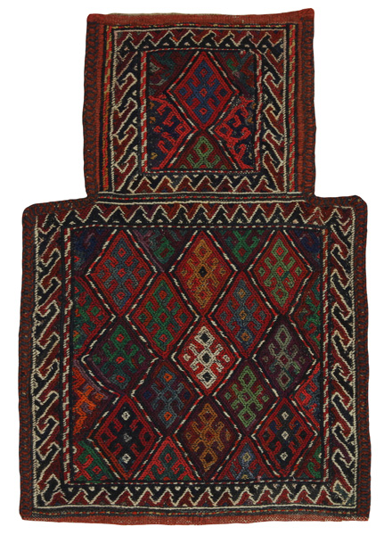 Qashqai - Saddle Bag Alfombra Persa 49x34