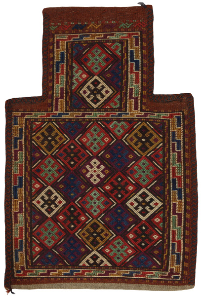 Qashqai - Saddle Bag Alfombra Persa 52x35