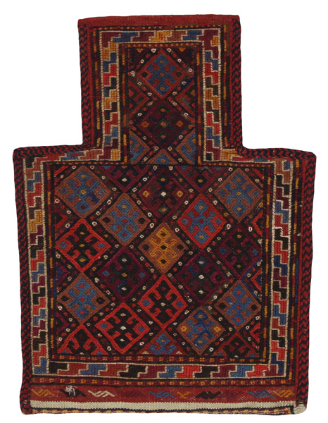 Qashqai - Saddle Bag Alfombra Persa 49x36
