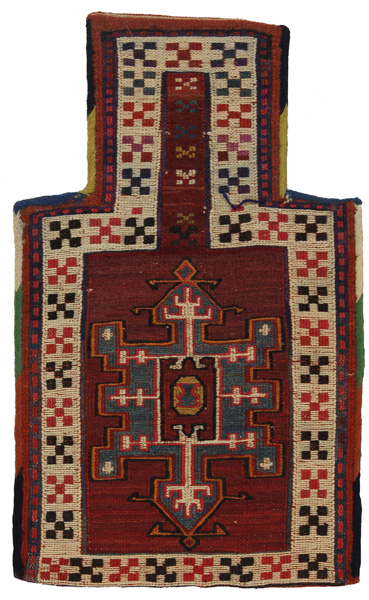 Qashqai - Saddle Bag Alfombra Persa 50x31