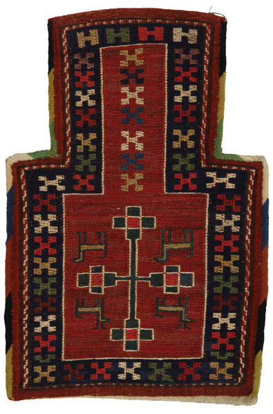 Qashqai - Saddle Bag Alfombra Persa 46x31