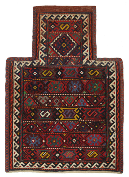 Qashqai - Saddle Bag Alfombra Persa 54x38