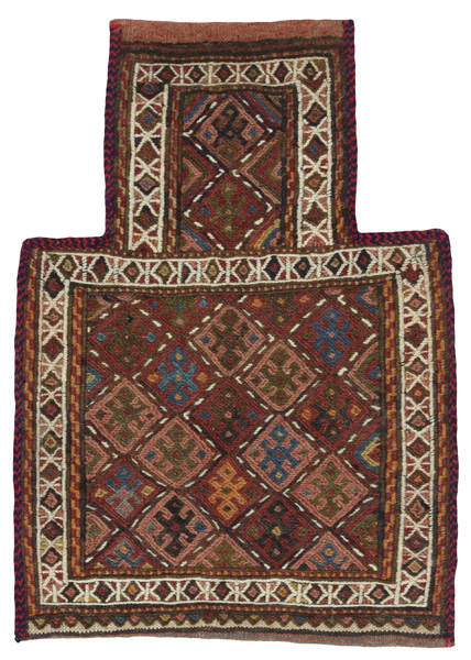 Qashqai - Saddle Bag Alfombra Persa 51x37