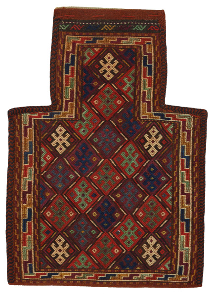 Qashqai - Saddle Bag Alfombra Persa 52x37