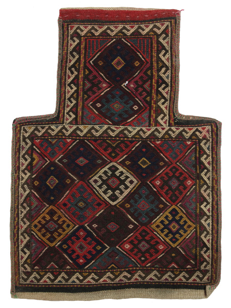 Qashqai - Saddle Bag Alfombra Persa 55x40