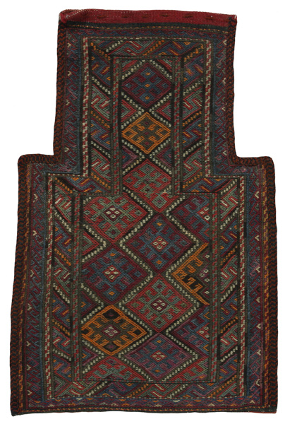 Qashqai - Saddle Bag Alfombra Persa 59x38