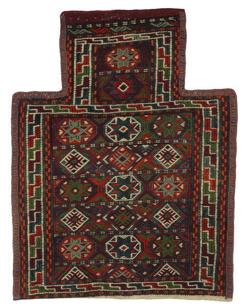 Qashqai - Saddle Bag Alfombra Persa 47x36