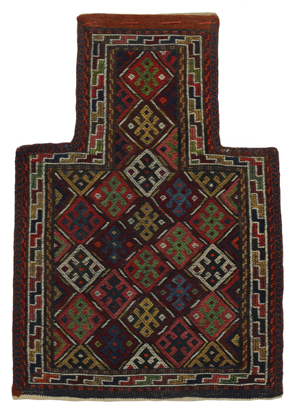 Qashqai - Saddle Bag Alfombra Persa 54x37