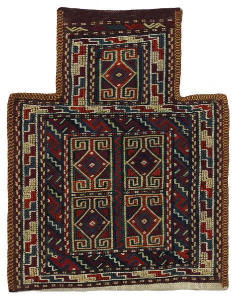 Qashqai - Saddle Bag Alfombra Persa 45x36