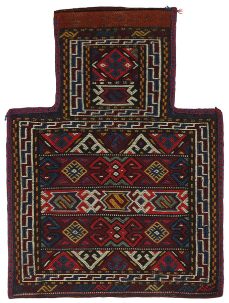 Qashqai - Saddle Bag Alfombra Persa 48x36